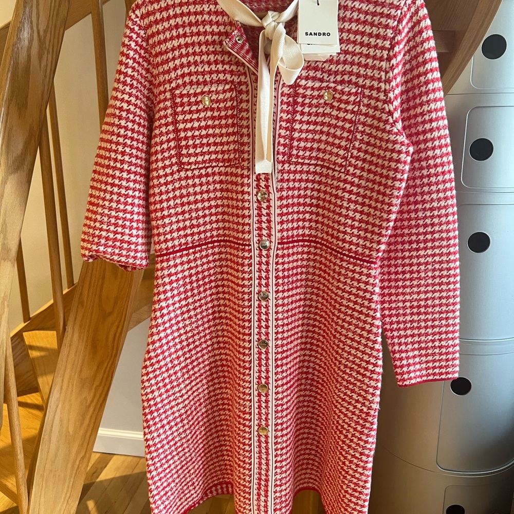 Sandro tweed dress with tags!